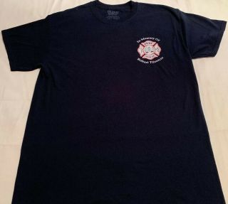 FDNY NYC Fire Department York City T - shirt Sz L Queens Rockaway Beach 2