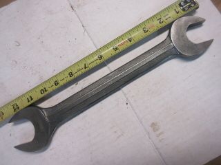 Vintage Blue Point Supreme S - 3642 Open End Wrench 1 - 1/8 " & 1 - 5/16 " Old Tool