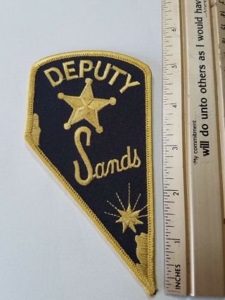 Nevada - Vintage Las Vegas Sands Hotel & Casino Deputy Security Patch Nv Nevada