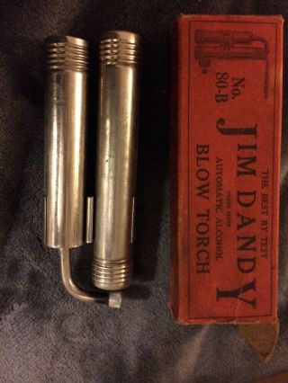 Rare Small Jim Dandy Alcohol Blow Torch 021026