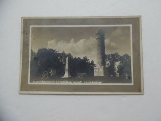 1908 Chickamauga Battlefield Real Photo Postcard George Wilder Monument Rppc