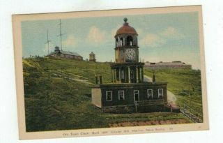 Canada Halifax Nova Scotia Antique Post Card Old Town Clock Citadel Hill