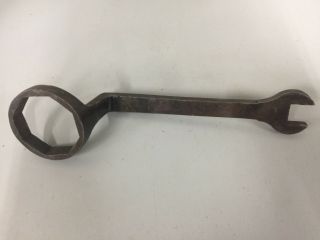 Vintage Antique Primitive Hand Forged Wrench Bolt Farm Tool Wagon Adjustable