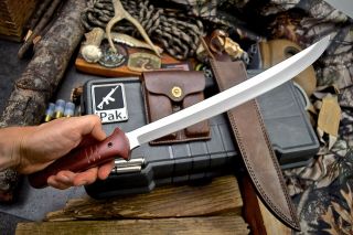 CFK IPAK Handmade D2 Custom Modern Tactical Short Sword Wakizashi Blade Knife 4