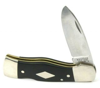 Western Knife Co.  S - 531 Folding Lock Blade Pocket Knife,  Wood Handles