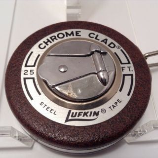 Lufkin Chrome Clad Steel Tape 25 Ft