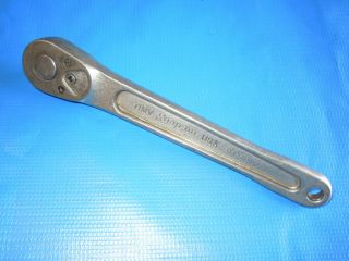 Vintage Snap - On 71mv Socket Ratchet Wrench 1/2 " Dr 9.  5 " Long,