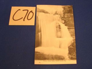 C70 Vintage Postcard Screw Angle Falls North Newry Maine