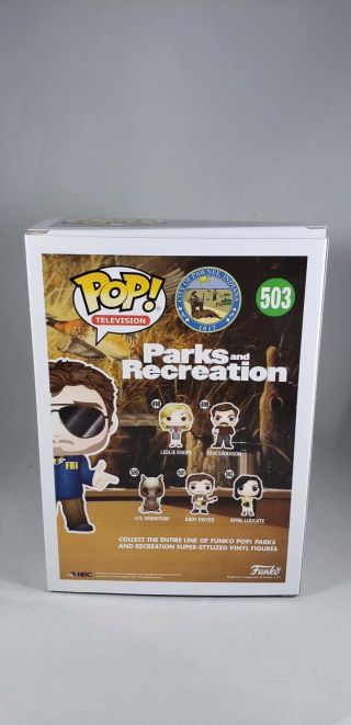Funko Pop Bert Macklin Parks and Recreation Hot Topic exclusive Andy Dwyer 5