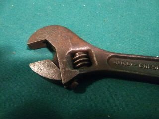 Vintage Crescent Tool Co.  Adjustable wrench 6 inch 3