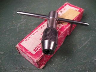 Old Machining Tools Machinist Starrett Tap Wrench Handle No.  93b