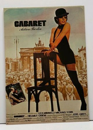 Liza Minelli Cabaret French Movie Poster Postcard G18