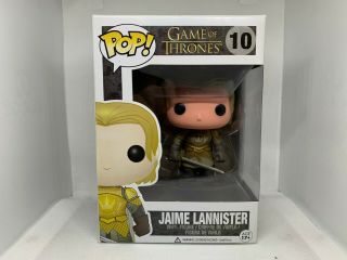 Funko Pop Game Of Thrones 10 Jaime Lannister Armor Vaulted Rare W/ Protector