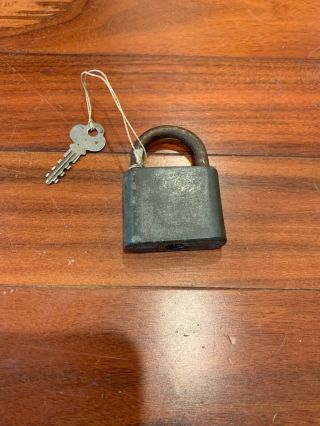 Vintage Safe Lock WITH Key 2