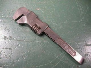 Old Vintage Mechanics Tools Adjustable Wrench Iver Johnson