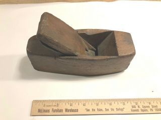 Vintage Coffin Style Wooden Hand Plane.  8 Inches Long