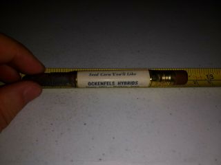Vintage Ockenfels Hybrids Watkins Iowa Advertising Bullet Pencil 2
