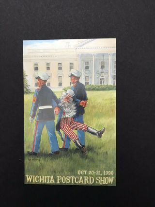 Wichita Postcard Show,  Uncle Sam 