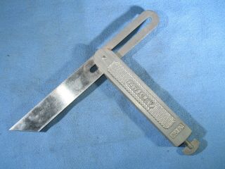 Vintage Stanley No.  18 All Metal Sliding T - Bevel Square Made In Usa