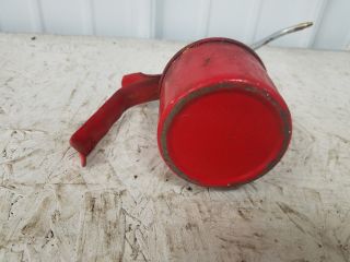 Vintage Pressol Pump Oiler 8 Oz.  05113 red 4