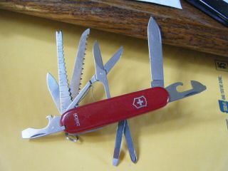 Vintage Hoffritz Rostfrei Swiss Army Pocket Knife Red Rare