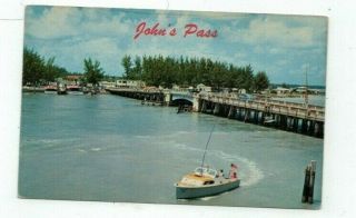 Fl St Petersburg Florida Vintage Post Card John 