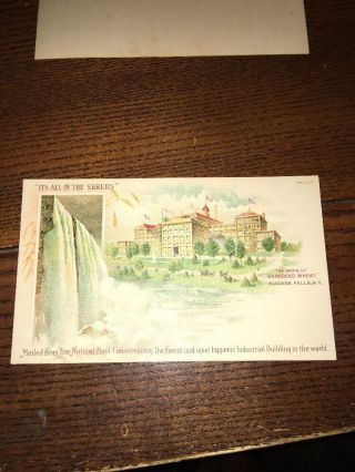 Home Of Shredded Wheat Niagara Falls York Ny Postcard Version 2