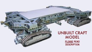 Space Shuttle Crawler Transporter Model Craft Kit For Revell W/booster&mlp 1:144
