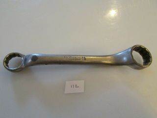 Vintage Snap On 5/8 " X 3/4 " Stubby Box End Wrench Mechanics Tool