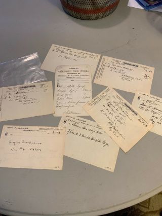 Vintage Prescriptions Papers Wiconisco Pa