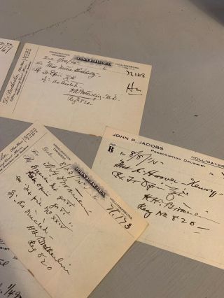 Vintage Prescriptions Papers Wiconisco Pa 3