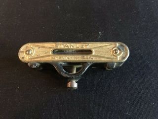 Antique Stanley No.  41 Straight Edge & Pocket Level,  Vintage Carpenters Tool