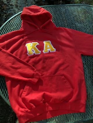 Kappa Alpha Order KA hoodie sweatshirt size XL Extra Large heavyweight 2