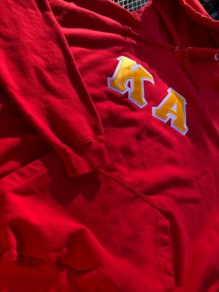 Kappa Alpha Order KA hoodie sweatshirt size XL Extra Large heavyweight 4