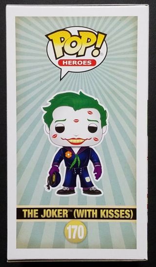 Funko POP Heroes DC Comics Bombshells 170 The Joker with Kisses Hot Topic Chase 4