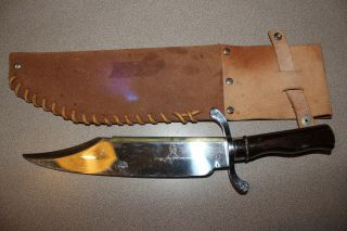 Vintage Colonel James Bowie (1799 - 1836) Carvel Hall Bowie Knife Made In The Usa