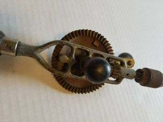 Craftsman Vintage Egg Beater Red Hand Drill 5