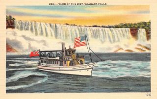 C21 - 9164,  Maid Of The Mist Niagara Falls Ny.  Postcard.