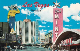 The Casino Las Vegas Nevada Postcard 1960 
