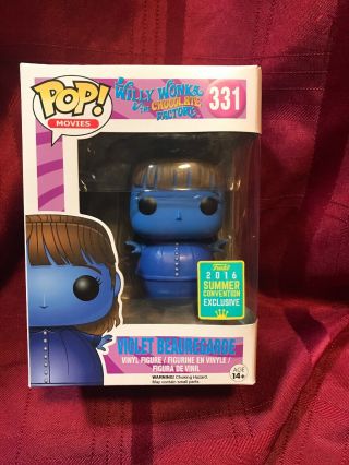 Funko Pop Willy Wonka & The Chocolate Factory Violet Beauregarde 331 Exclusive