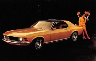 1970 Mustang Grande Early Auto Car Automobile Vintage Postcard K70892