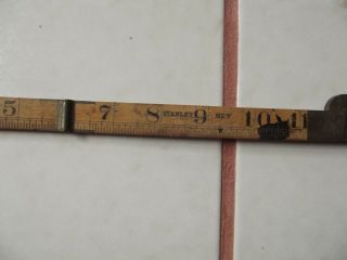 Vintage Stanley Folding Wood Ruler No.  7 24 Inchs