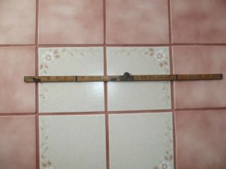 Vintage Stanley Folding Wood Ruler No.  7 24 inchs 2