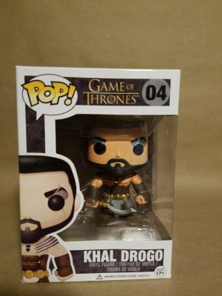 Funko Pop Game Of Thrones - Khal Drogo 04 Retired.  Dothraki