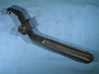 Vintage Billings & Spencer No.  1 Adjustable Spanner Wrench 3/16 " Pin Usa Tool