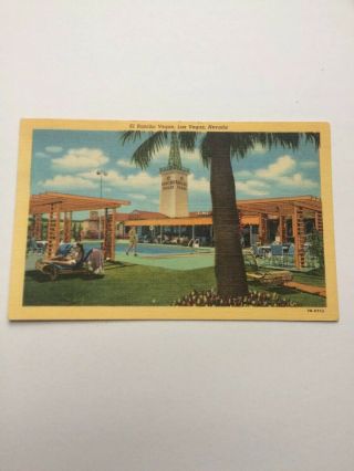 Early Las Vegas Nv Postcard El Rancho Vegas 1946