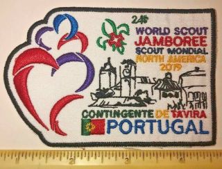 Portuguese Contingent Portugal Badge Patch 2019 24th World Boy Scout Jamboree