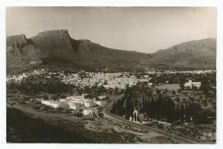 Greece Dodecanese Rhodes Rodi View Of Archangelos Village Old Photo Postcard