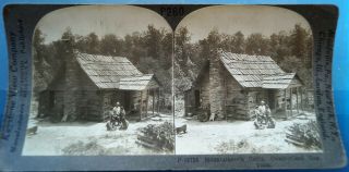 Real Photo Stereoview - Mountaineer 