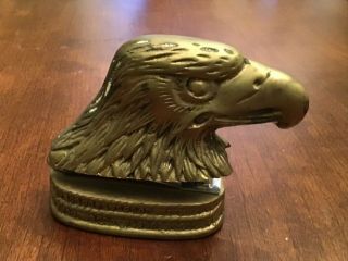 Vintage Brass Eagle Head Desk Top Stapler